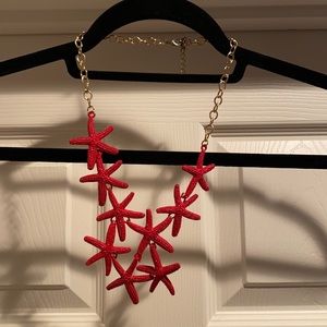 Red Starfish Necklace